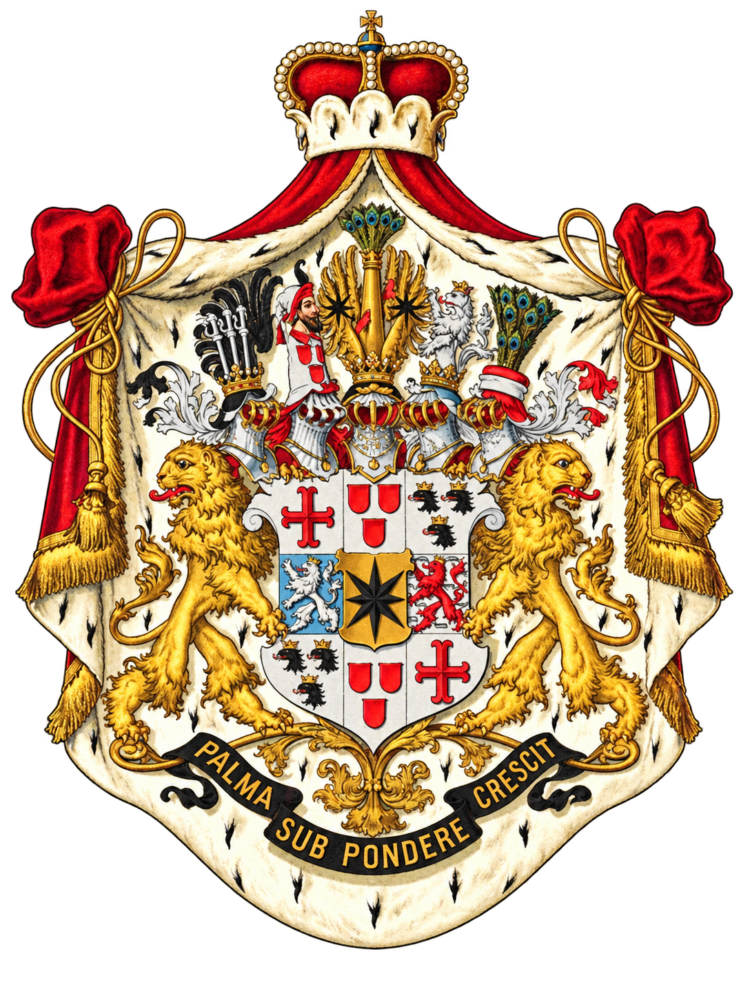 Wappen des Fürstentums Waldeck und Pyrmont